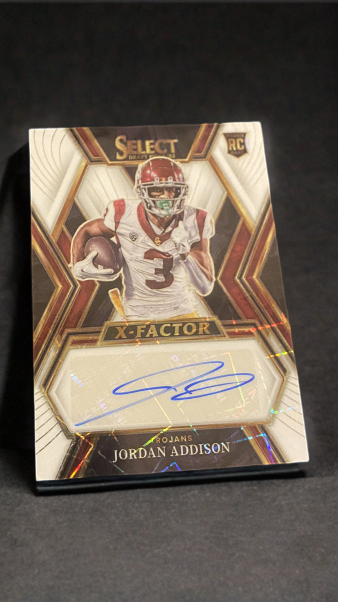 Jordan Addison Select Rookie Auto